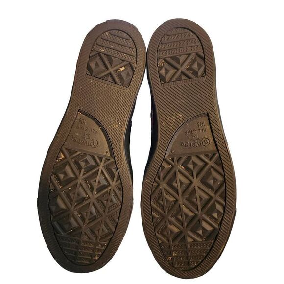 Converse All Star Chuck Taylor Tuxedo Black Patent Leather Shoes. Sz M10.5 W12.5 - Picture 4 of 5